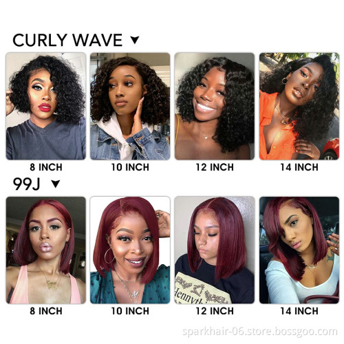 613 Blonde Bob Lace Wig Human Hair,13x4 13x6 Highlight Virgin Lace Front Wig,Platinum 613 Transparent HD Full Lace Frontal Wig